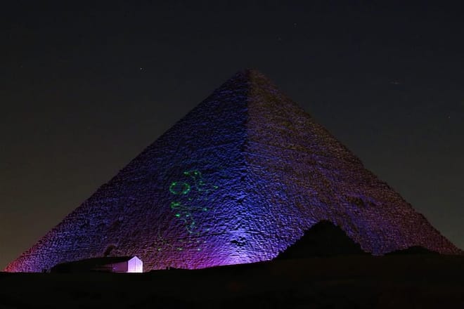 Light and sound Pyramids