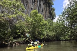 Krabi kayak at Ao Thalane 
