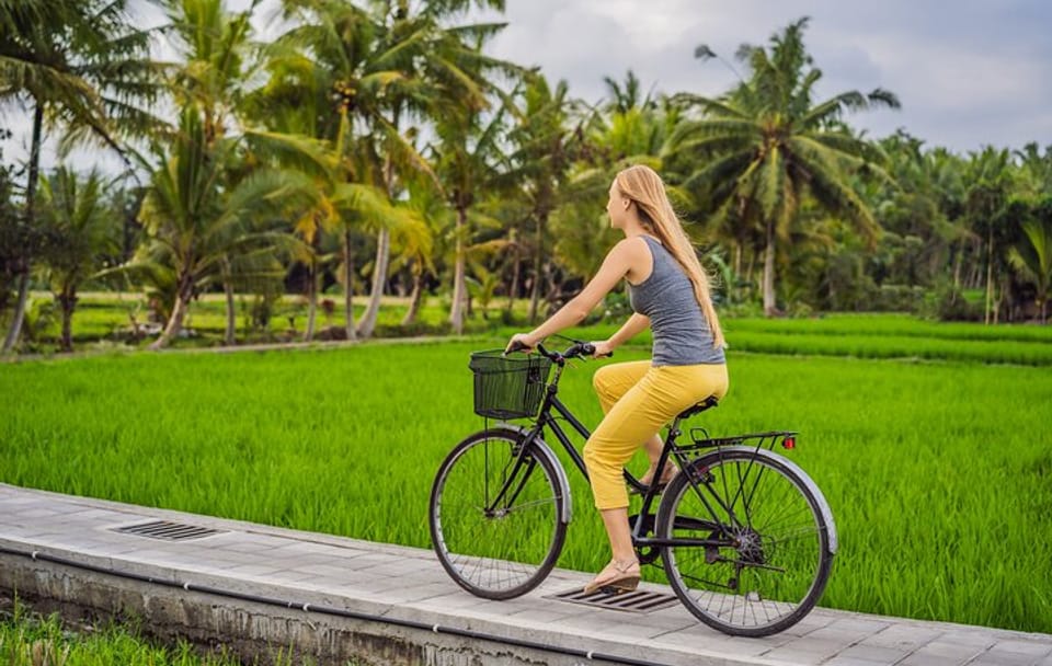 Ubud Rice Field and Village Cycling Tour in Indonesia