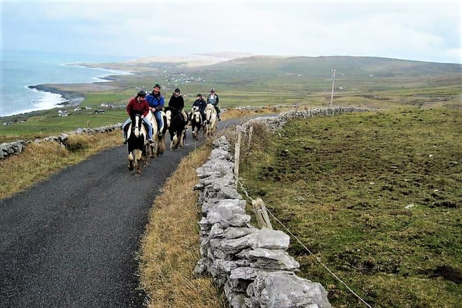 Horse riding in the Burren. Clare. Guided. 3 hours photo 3