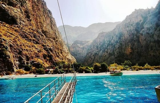 Butterfly Valley Boat tour with Lunch and Transfer from Fethiye