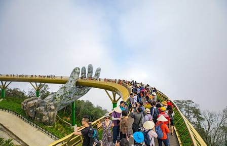 Ba Na Hills and Golden Bridge Tour from Chan May Port