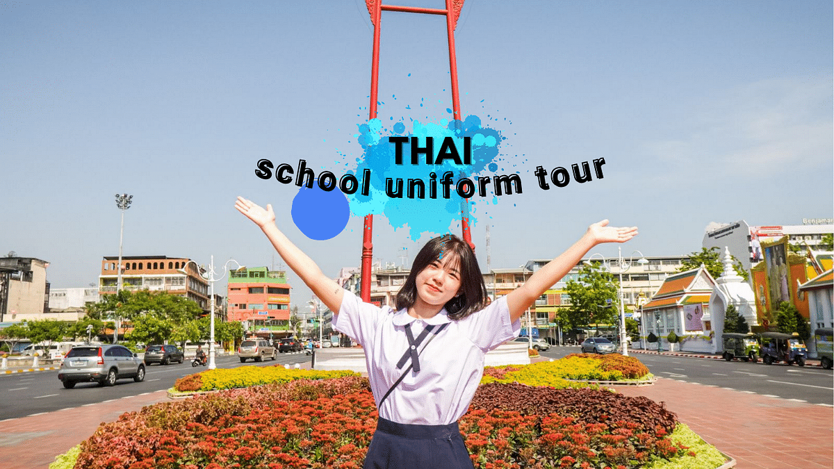 Trendy Thai School Uniform Photoshoot Tour in Bangkok’s Iconic Sights