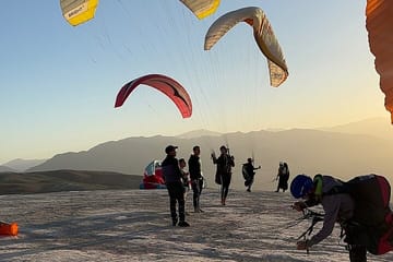 Paragliding From Marrakech In Agafay Desert With Transfers