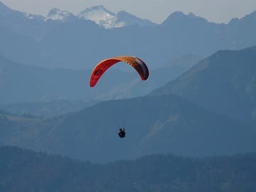 Paragliding Adventure Over Phewa Lake in Pokhara, Nepal