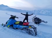 Adventure snowmobile tour Akureyri 4
