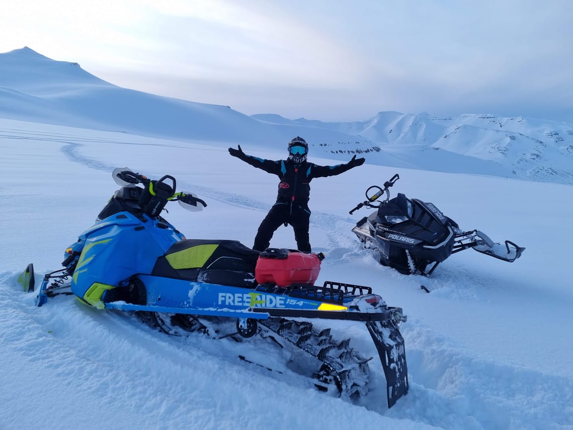 Adventure snowmobile tour Akureyri 4