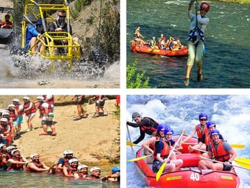 Full Day Rafting, Buggy Safari and Zipline in Alanya