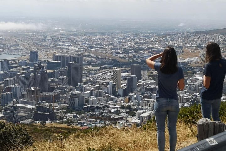 View of Cape Town City Bowl from Signal Hill