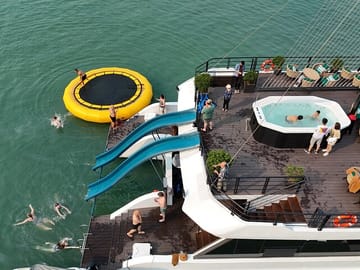 The Halong Catamaran Cruise - Luxury Day Tour with Jacuzzi