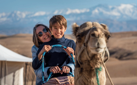 Camel Ride and Dinner Show in Agafay Desert, Morocco