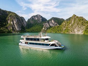 Hercules Luxury Cruise 6 Hours Boat tour from Halong Harbor