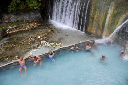 Swim and relax at Blue lake and hot springs, Aridaia – Edessa