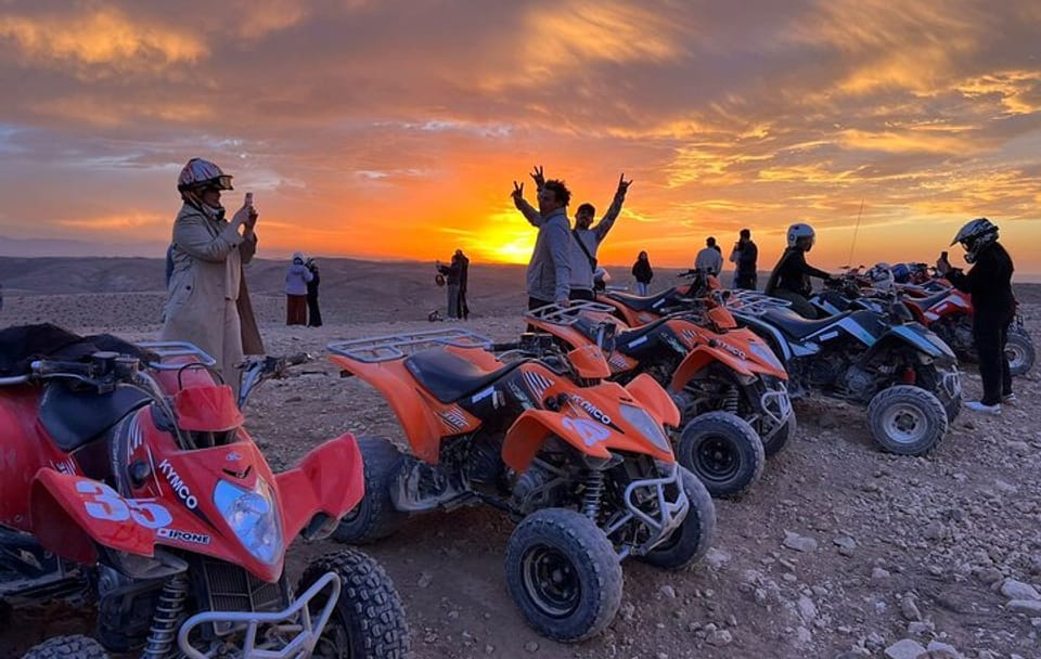 Agafay Desert Adventure: Quad Biking, Camel Ride, and Dinner