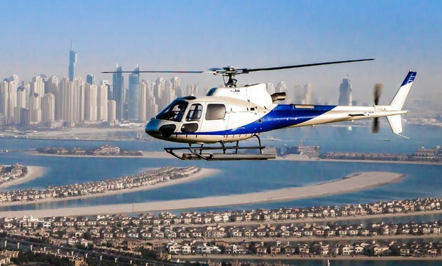 Dubai Helicopter Tour Discover Dubai from the Sky: An Unforgettable Tour Experience!