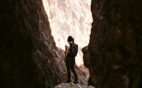 Adventure Tour to Wadi Shab and Bimmah Sinkhole from Muscat