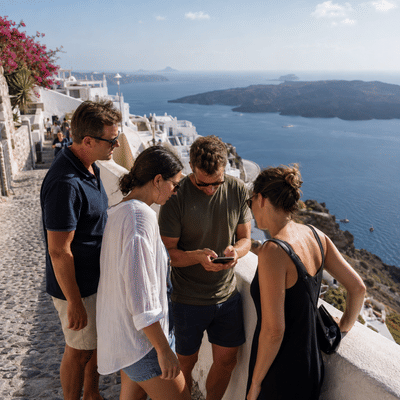 Santorini Fira Self-Guided Sherlock Holmes Murder Mystery Game