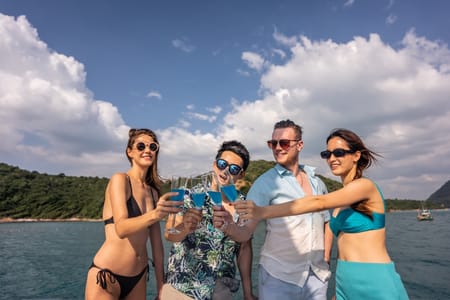 Halong Bay Cruise with Lunch, Cave Exploration & Titov Island Adventure