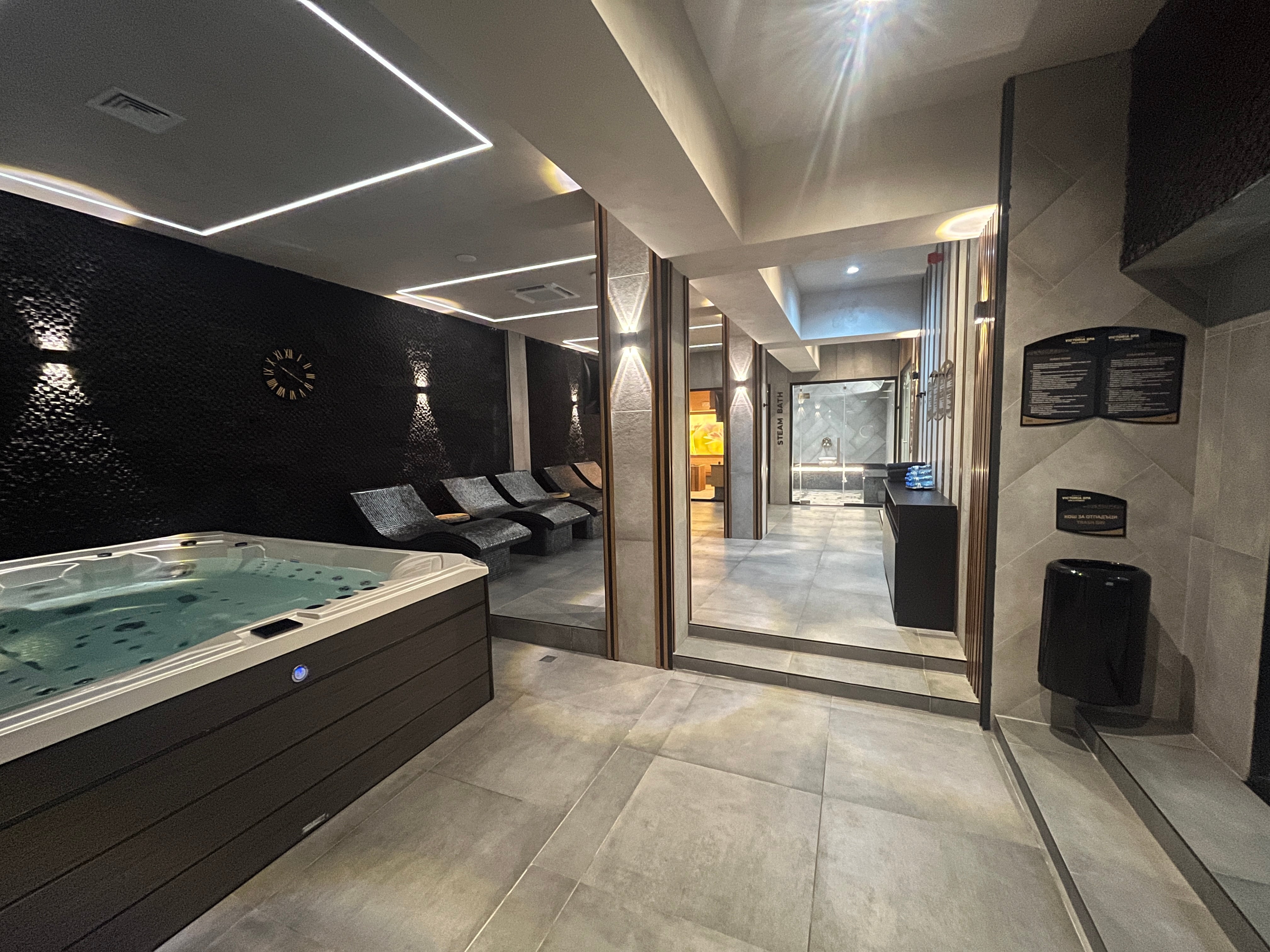 different areas for relax in a Spa center in Plovdiv
