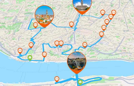 Porto: Audio Guided Walking Tour (3 hours – 27 audio comments)