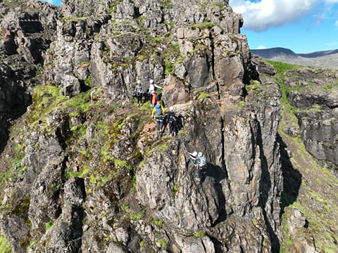 Fálkaklettur Via Ferrata close to Reykjavik, photo 9