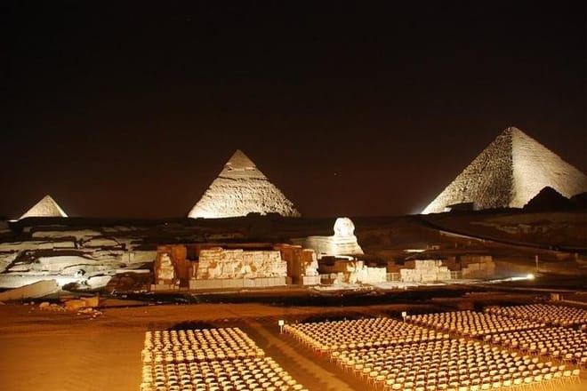 Pyramids Sound and Light Show with Private transfer 8
