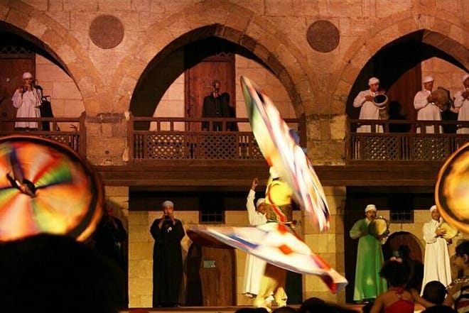 Cairo by night including Tanoura Show at Wikalet Al Ghouri Khan El Khalili Tahrir Square 5