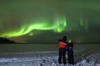 Aurora Borealis Trip in Lapland Lakeside 5