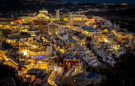Night Tour of Fira, Santorini: Explore After Sunset