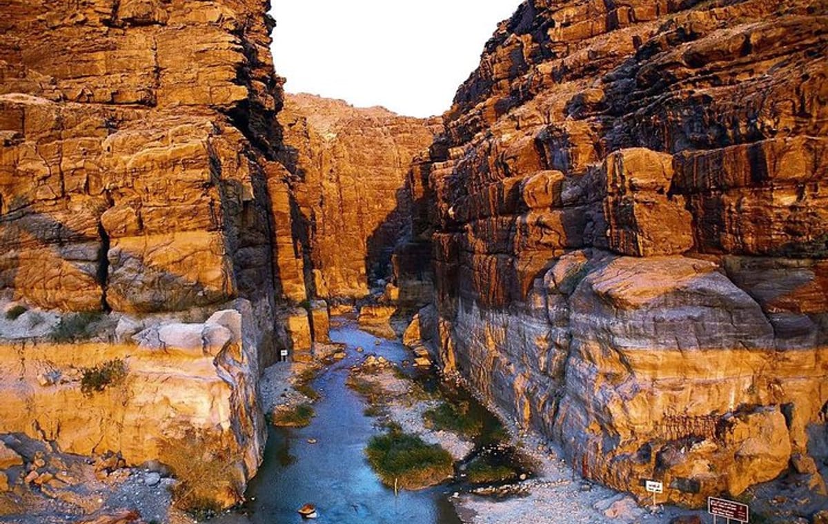 Wadi Mujib Siq Trail Hike with Amman Panoramic Tour and Optional Dead Sea Visit
