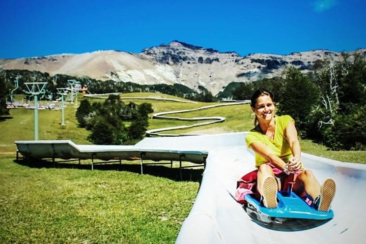 Chapelco Hill during summer time