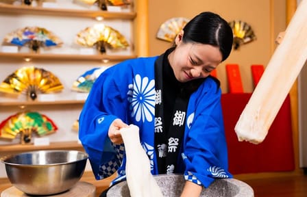 Tokyo Traditional Mochi Pounding Experience with Tasting