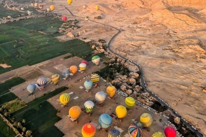 Nile River Valley Hot Air Balloon Tour Luxor