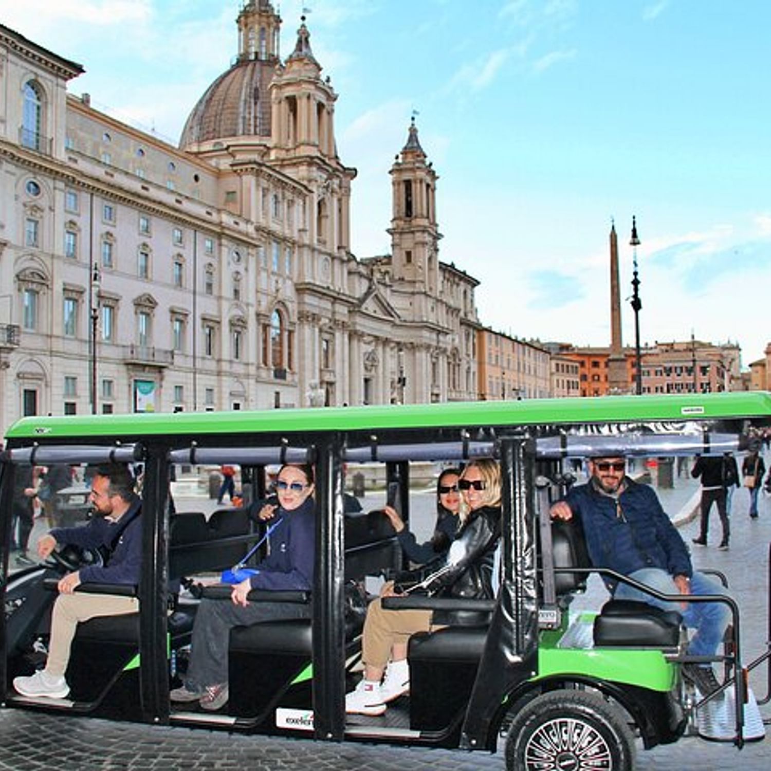 Highlights of Rome: Golf Cart Tour with Artisanal Gelato Tasting