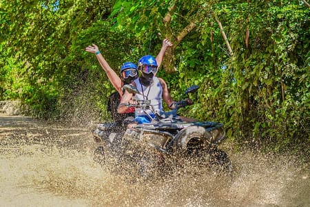 Half-Day 4×4 ATV Adventure: Macao Beach, cenote & Local Flavors