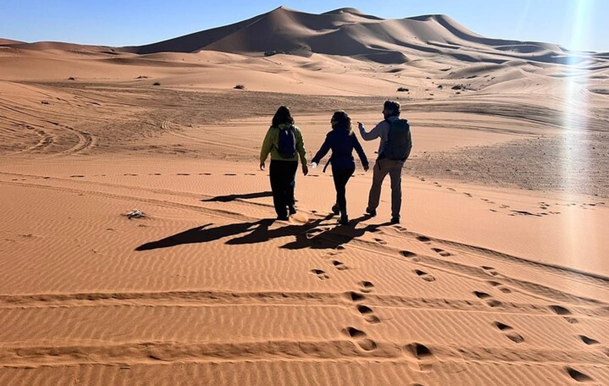 Trekking in Merzouga Desert & Lunch in Local Home with your Guide