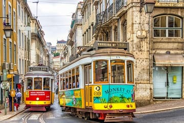 Professional Photoshoot on Tram 28 in Lisbon