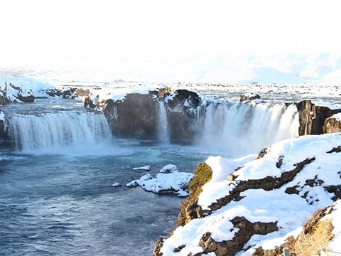 Go&eth;afoss in autumn