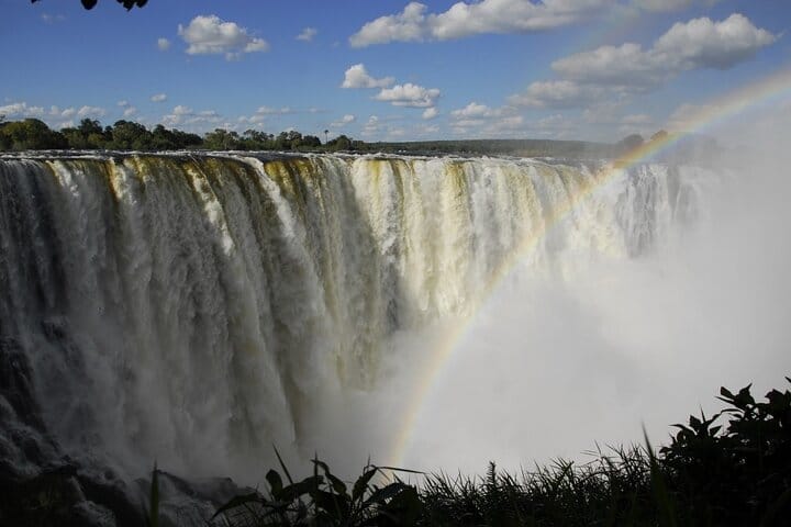 15 minutes scenic helicopter flight above Victoria Falls-Zimbabwe