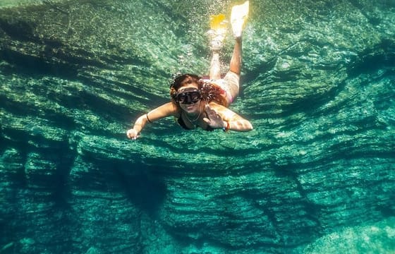 Athens Private Snorkeling and Swimming Cruise with pick up