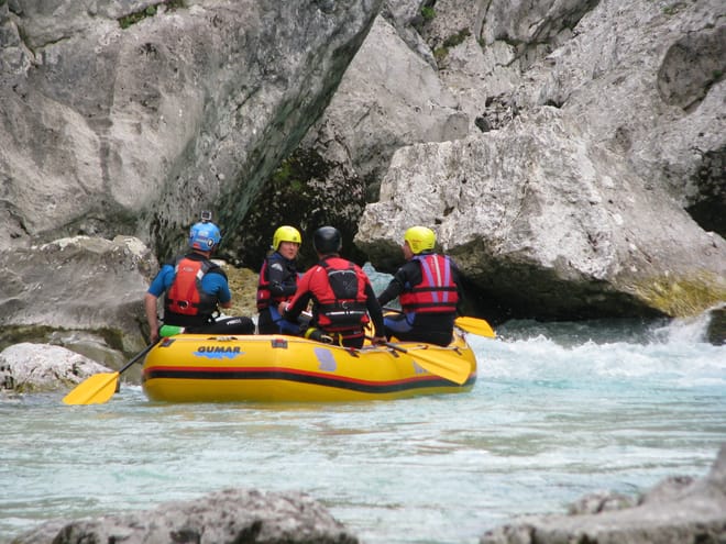 FULL DAY RAFTING WITH A PICNIC ON SOČA RIVER 9