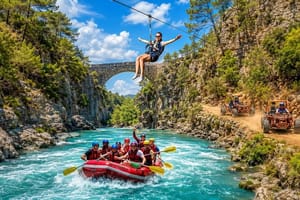 River Rafting with Lunch & Roundtrip transfer from Alanya