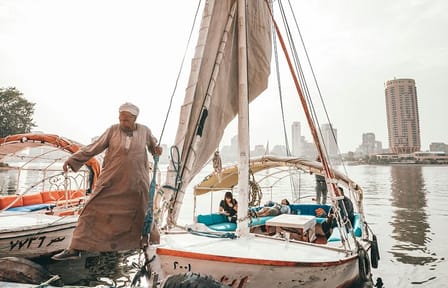 Felucca Boat Ride on the Nile River in Cairo