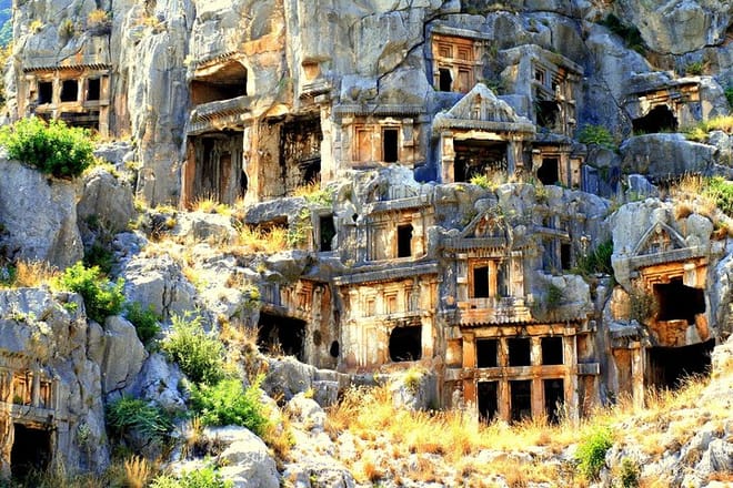 Myra Rock cut tombs