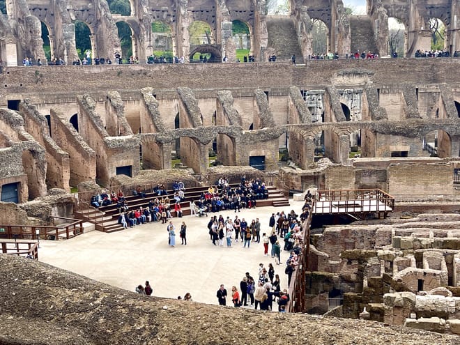 Colosseum Priority Entry, Catacombs & Private Golf Cart Tour of Rome