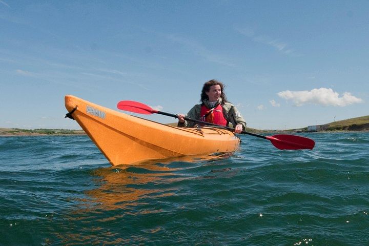Sea kayaking along the Clare coastline. Clare. Guided.