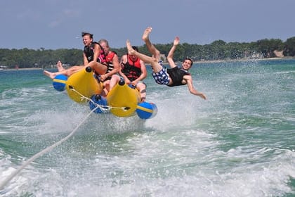 Adrenaline filled tube rides in Bentota