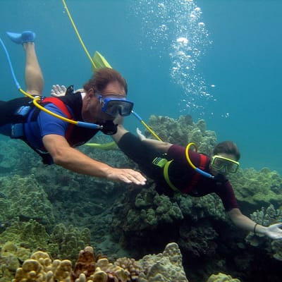 SNUBA San Andrés, Tankless Diving