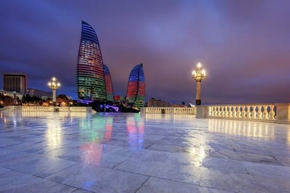 Private Half Day Baku Night Panoramic Tour