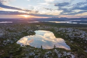 Hiking tour to Särkitunturi in Levi 